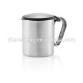 customized logo highquality hot sale double walled stainless steel carabiner mug